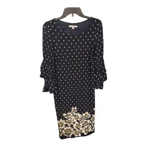 Studio One Blue & White Polka Dot Dress